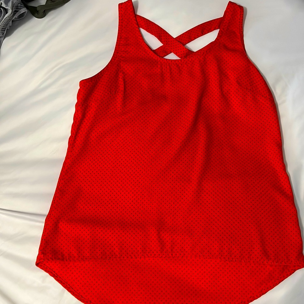 Papermoon cross-cross back tank top